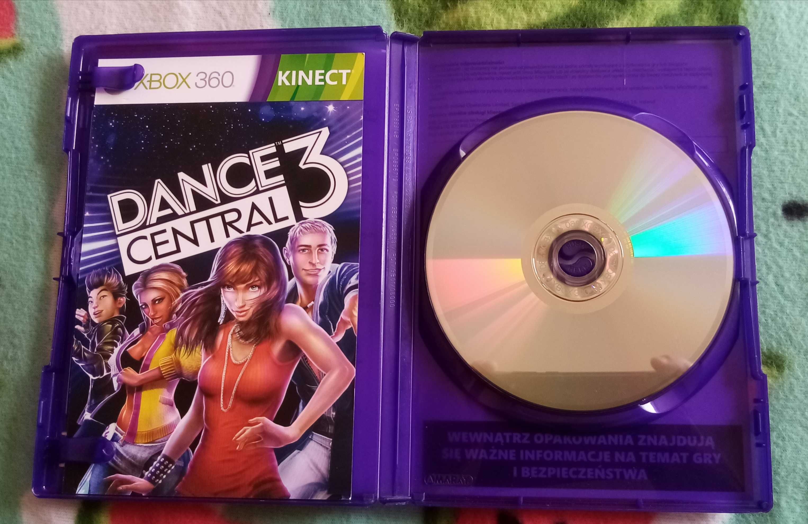 Xbox 360 gra Dance Central 3 kinect po polsku