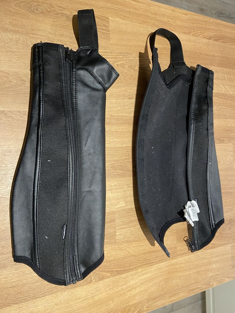 Sztylpy / czapsy jeździeckie dla dzieci Fouganza 100 Roz. M short