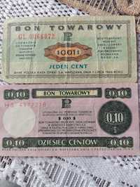 Bony towarowe Pekao 1969 i 1979rok