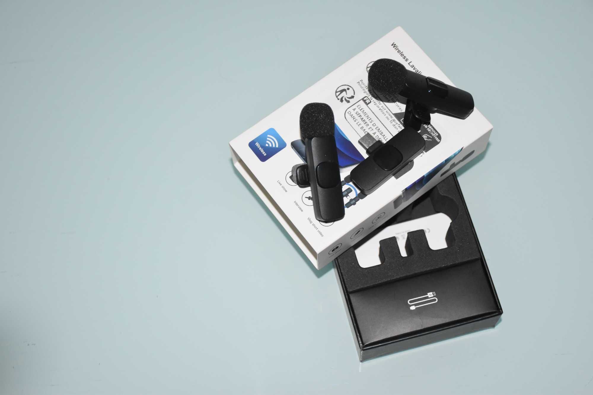 2 Microfones Lapela s/ Fio