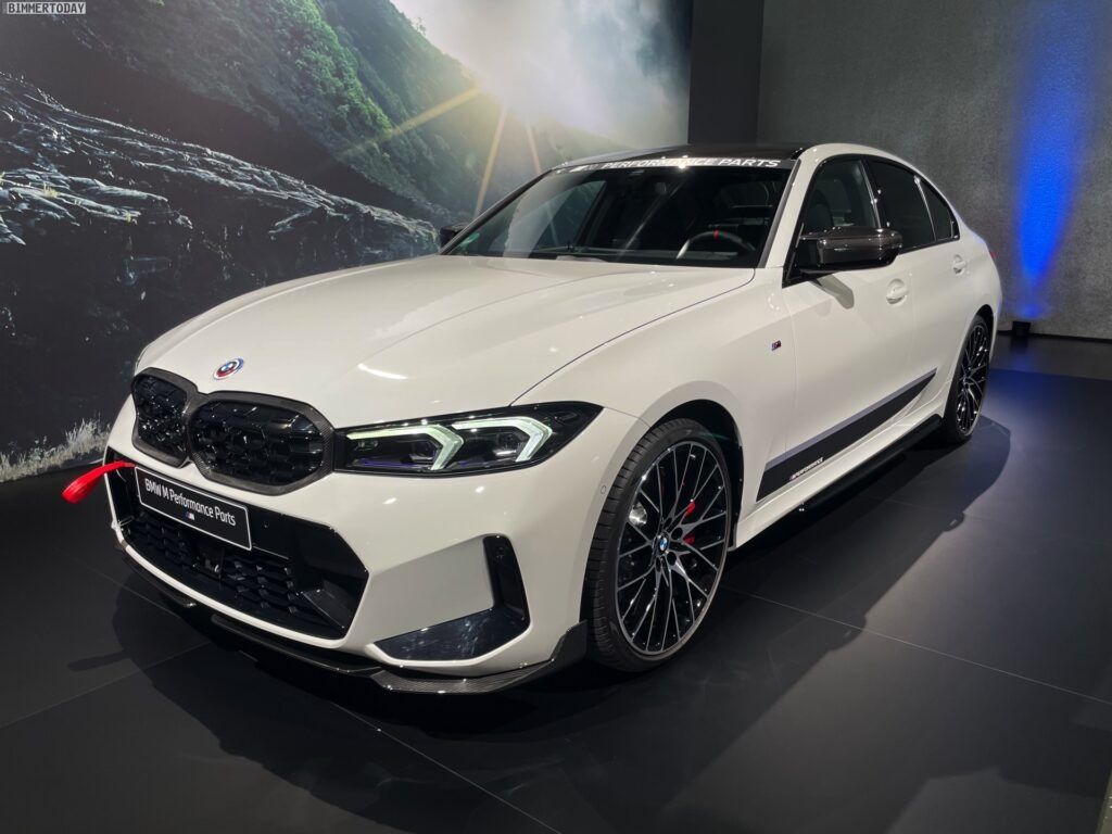 Комплект обвес губа диффузор M-performance LCI для BMW 3 G20