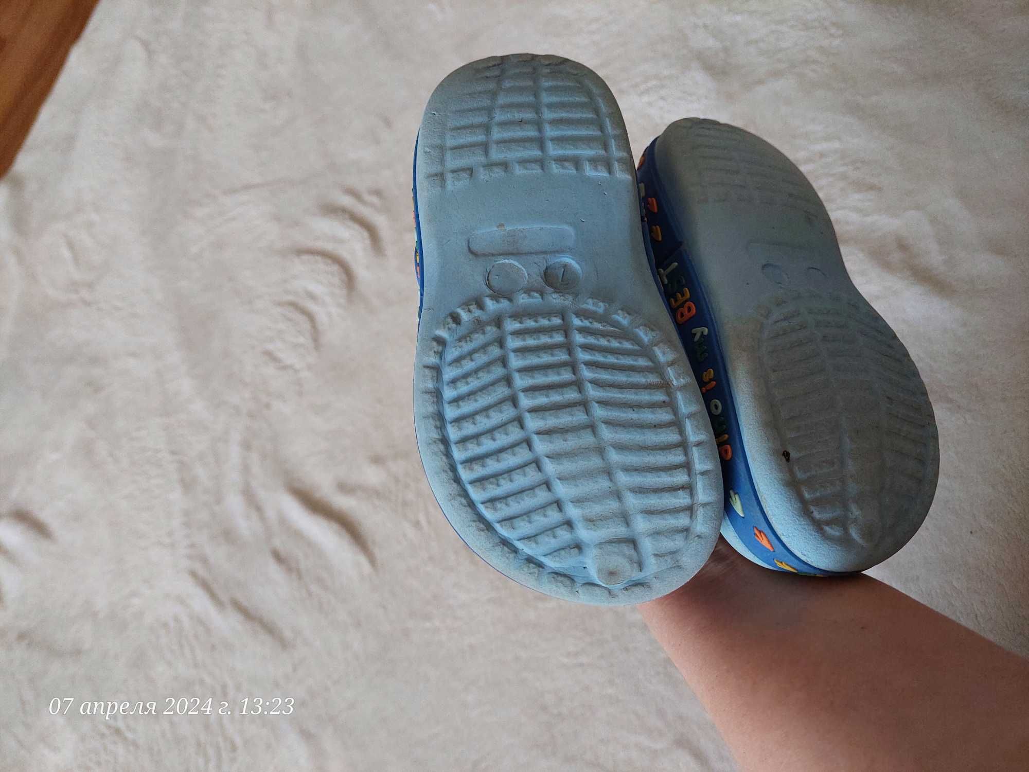 Кроксы crocs сандалии босоножки резиновая обувь стелька 15 5 16 см
