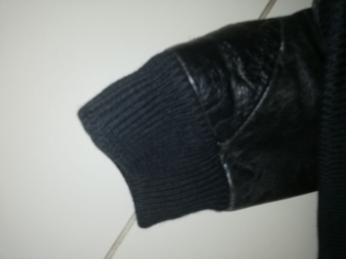 Blusão em pele Hugo Boss vintage T-L