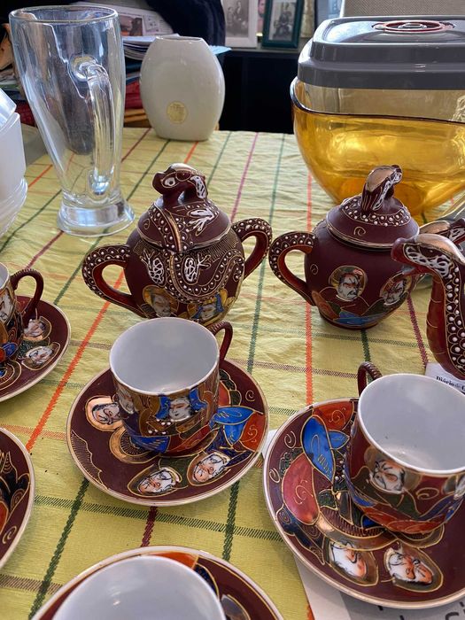 coleccao chinesa com marca de agua tons castanho