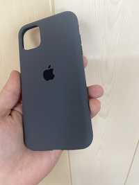 Чохол сірий з фіброю для iPhone 11