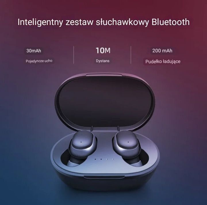 Słuchawki bezprzewodowe douszne TWS Bluetooth 5,1