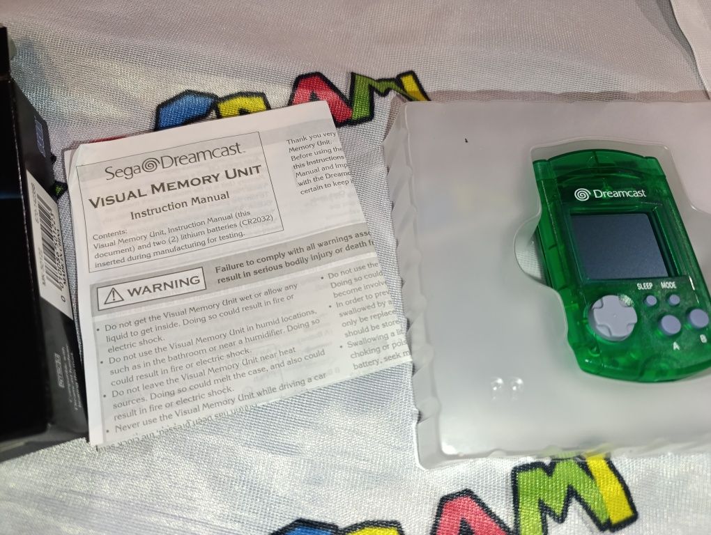 Nowa nigdy nie używana karta pamięci Memory Card Sega Dreamcast