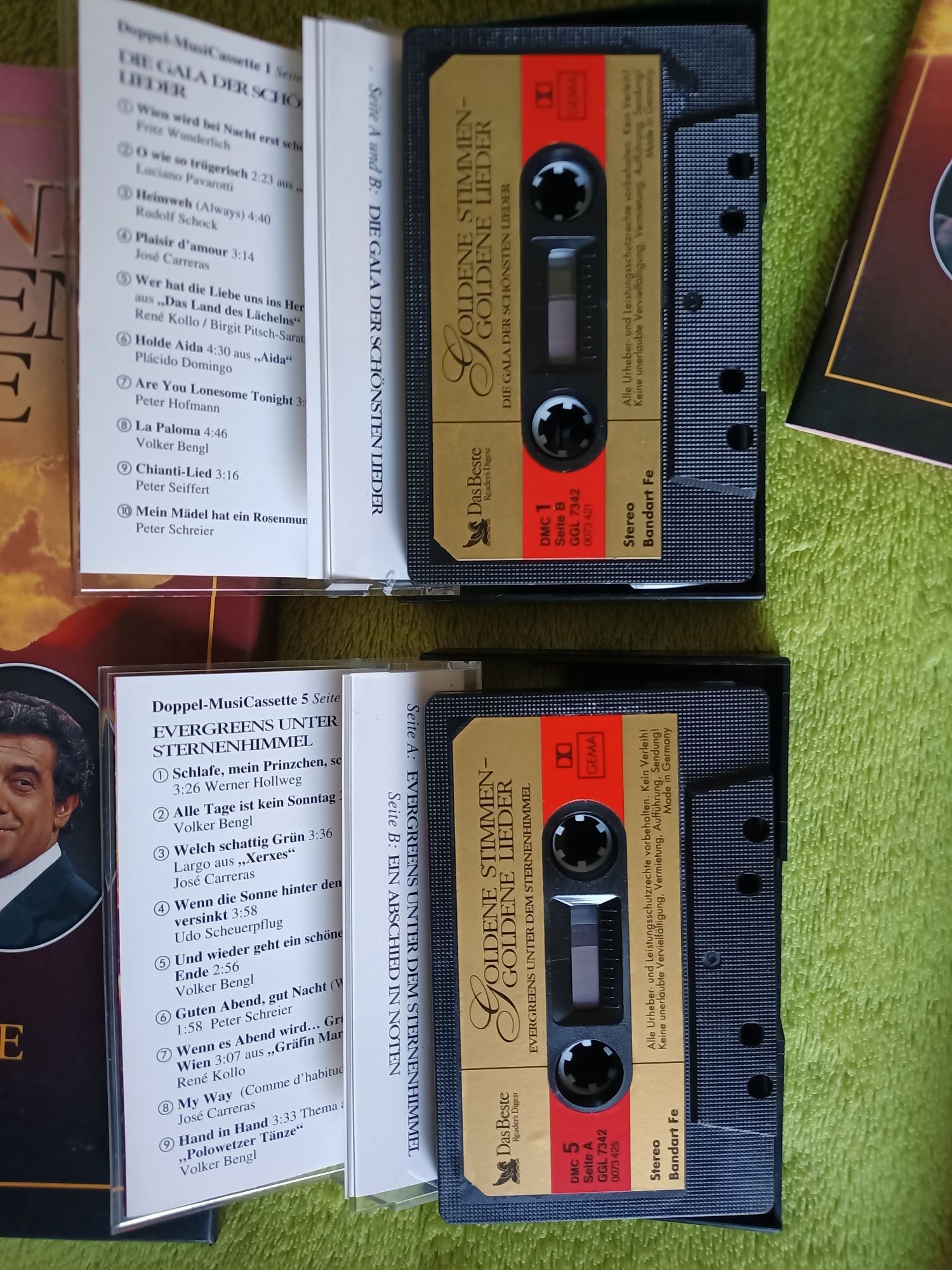 Arie Tenorów Świata Pavarott Carreras Placido Kpl kasety magnetofonowe