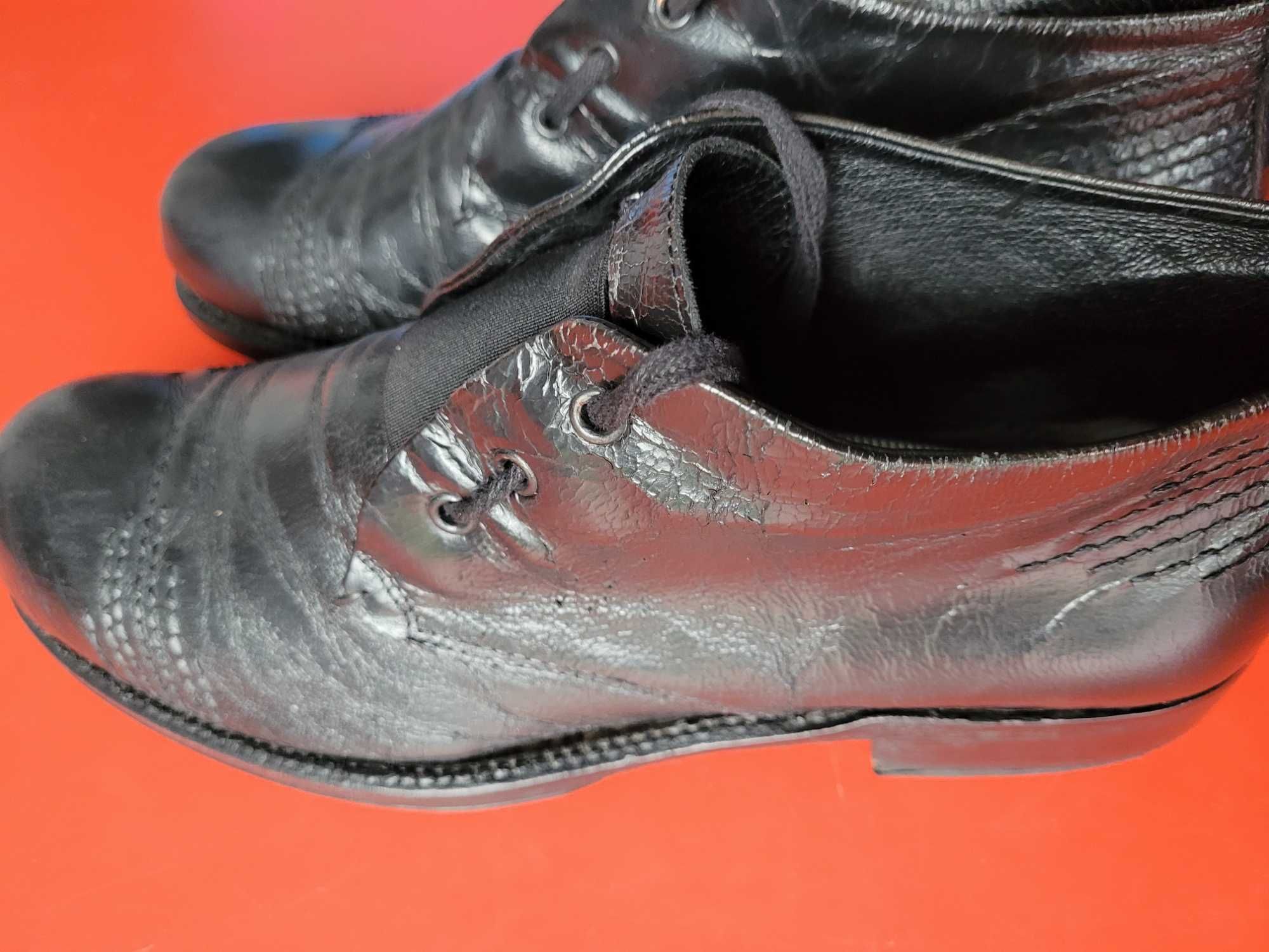 czarne buty skórzane Prima moda, rozmiar 44