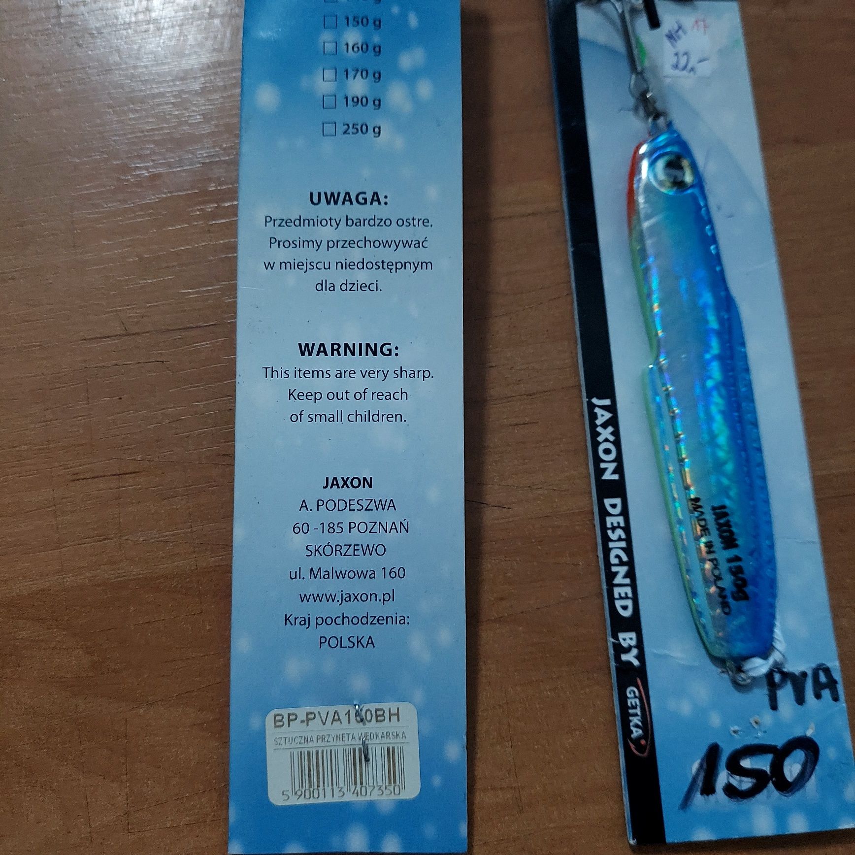 Pilker Jaxon HOLO SELECT Vapur 150 g - 2 szt.