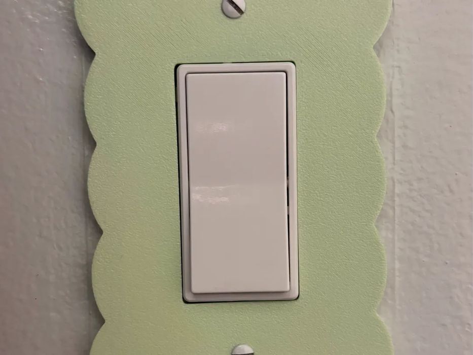 Capa Interruptor Com Bordas Onduladas