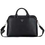 Torba Guess Grained Zipper Pocket Triangle Logo na laptopa 15" - czarn