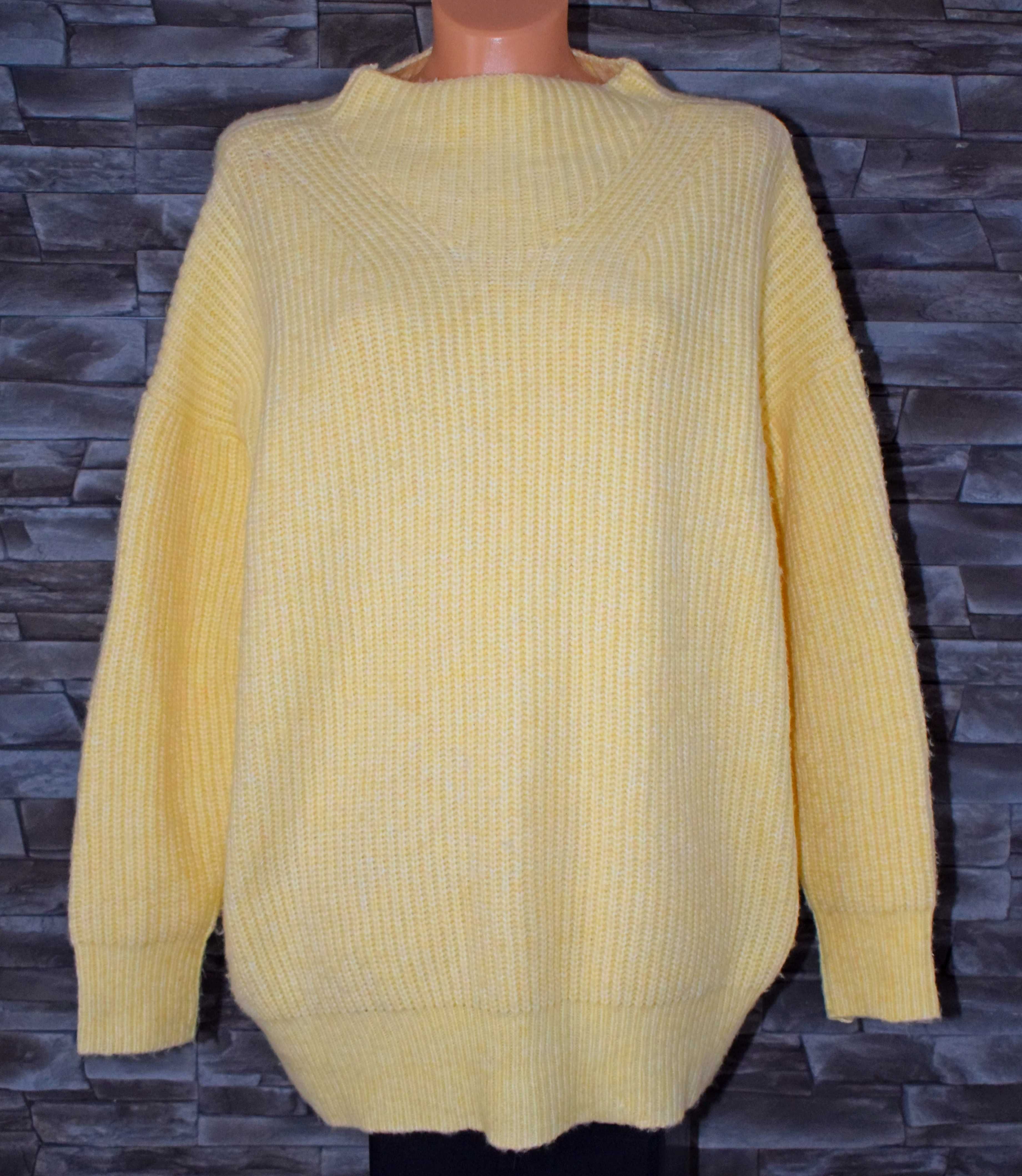 Żółty sweter Mango 36