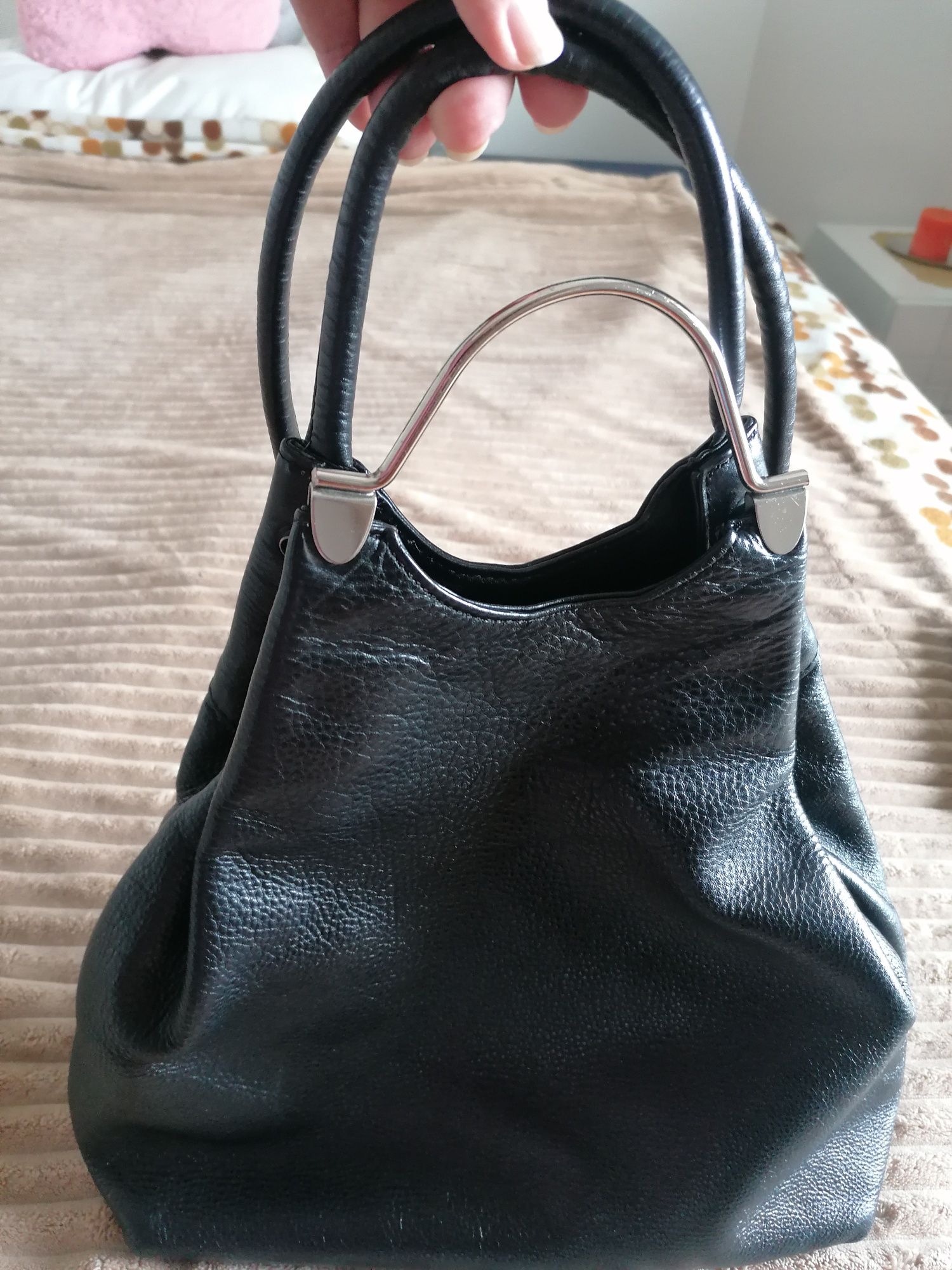 Bolsa em pele preto
