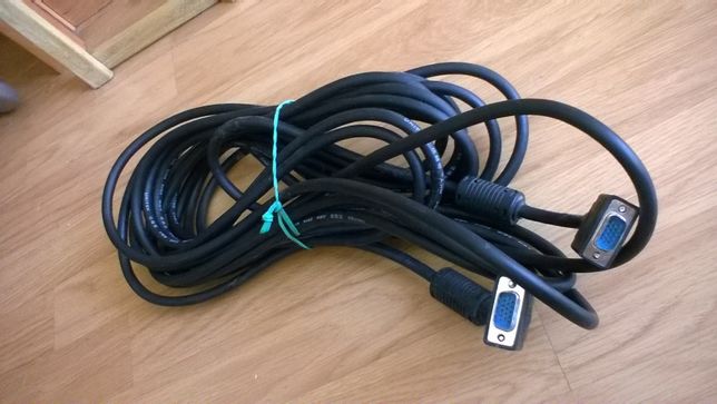 Kabel VGA / D-Sub - 10 metrów__wada