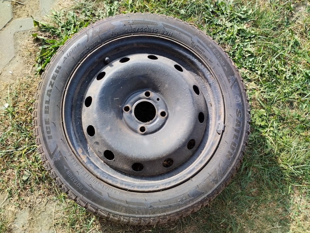 Opony zimowe z felgami renault Megane II 15