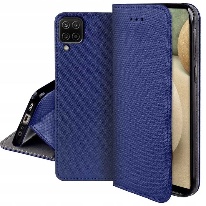 2x Etui Smart Magnet do Samsung Galaxy A12 + Szkło Hartowane