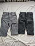 Spodnie woskowane i jeans