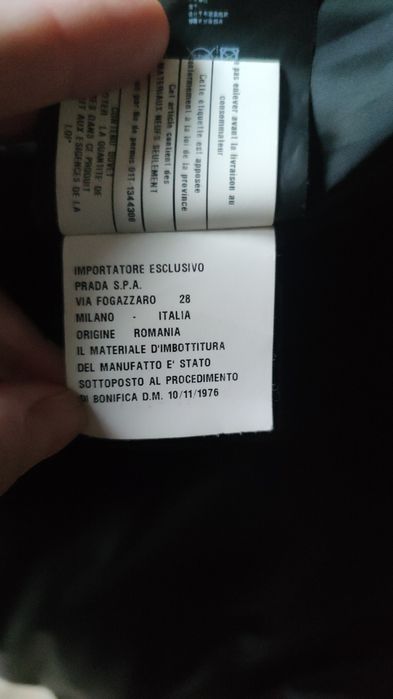 Prada пуховик женский M