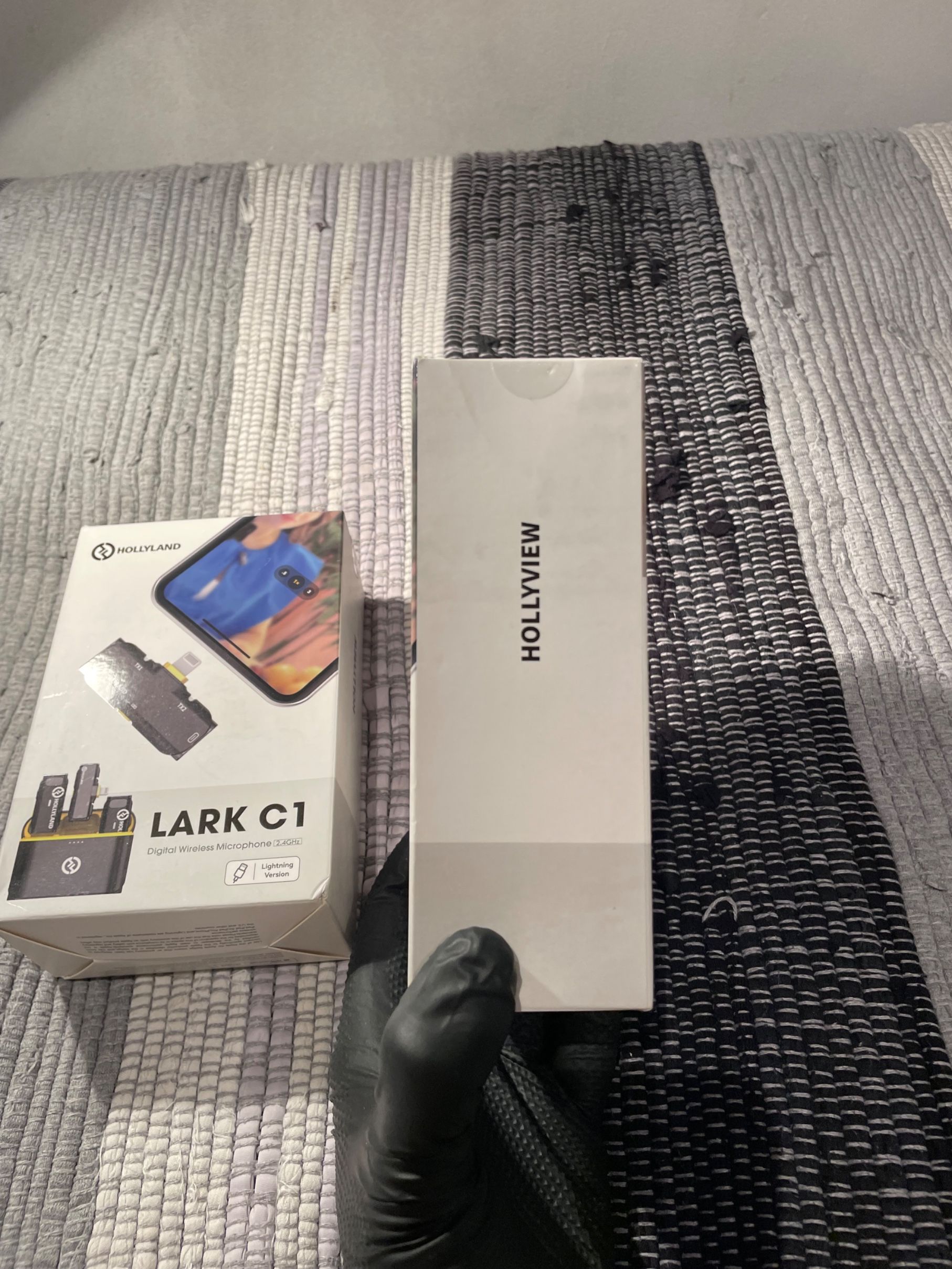 Hollyland Lark C1 Duo bezprzewodowy mikrofondla systemu Android/IOS