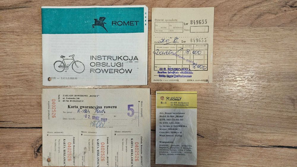 Rower Romet Mars rocznik 1987