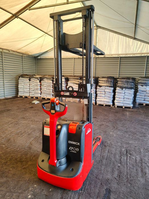 Linde D08 paleciak, wózek paletowy, masztowy, elektryczny, sztaplarka