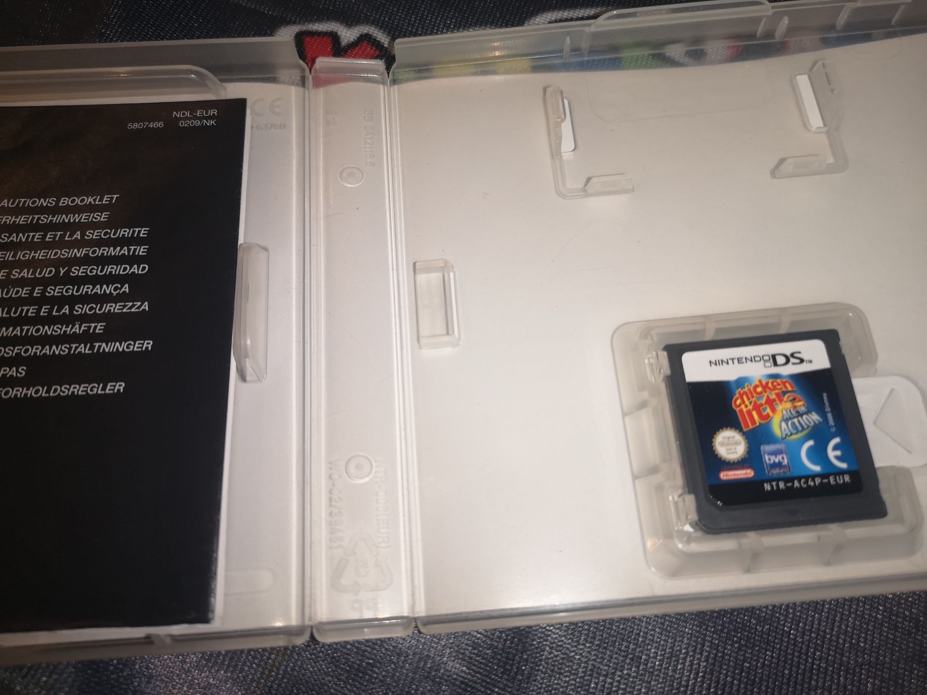 Zestaw 4 gry DS NINTENDO (Chicken Little) WYPRZEDAŻ (cena za całość)