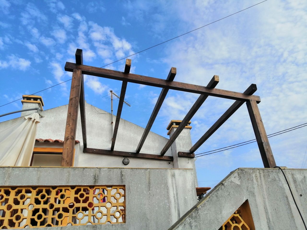 Wooden Garden Pergolas - Pérgulas Decks de Madeira, Sombras por medida