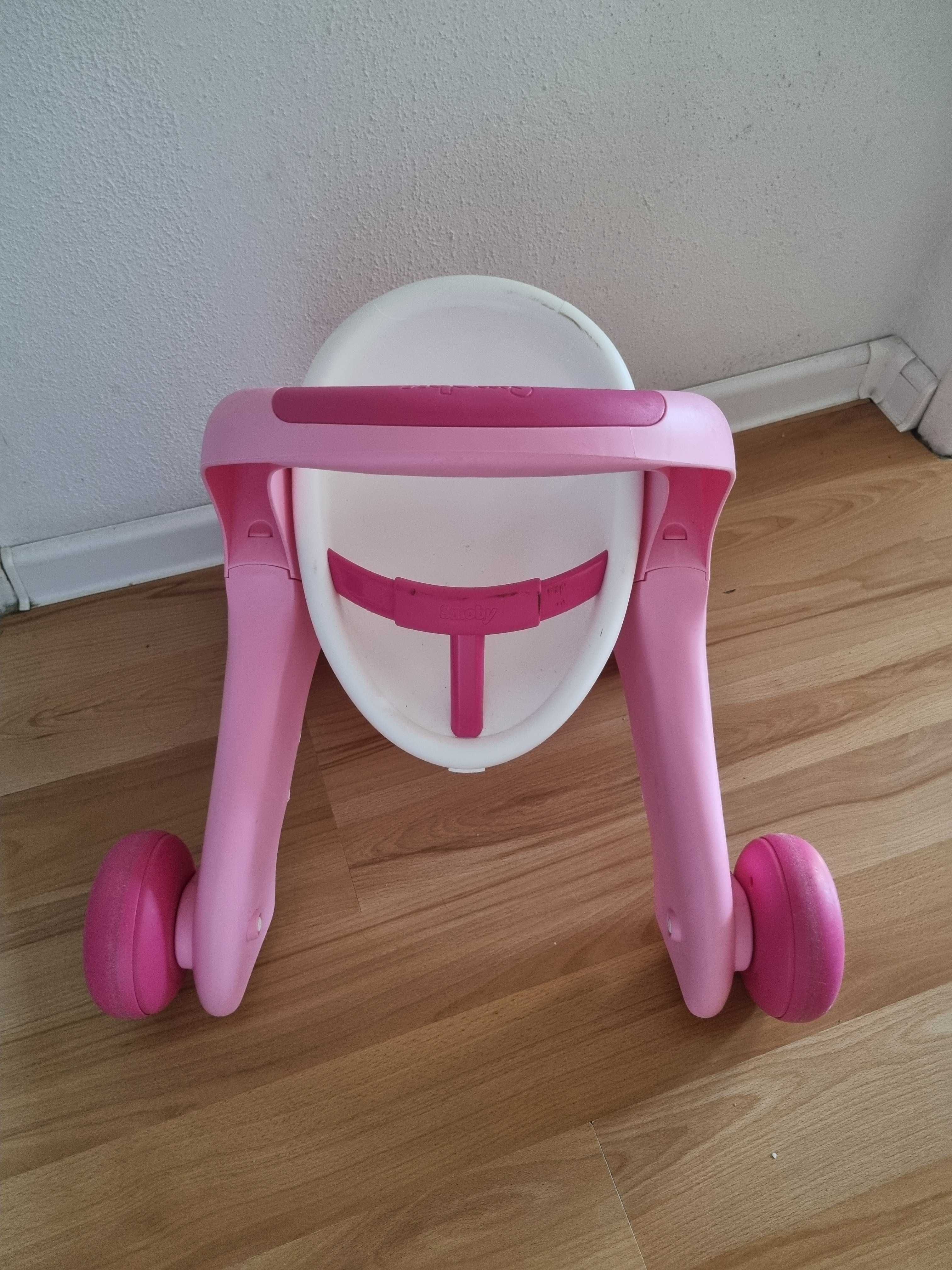 Smoby pchacz wózek 3w1