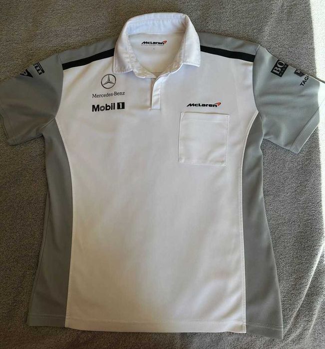 Футболка- Поло McLaren Formula 1 Team Racing , Hugo Boss , розмір L