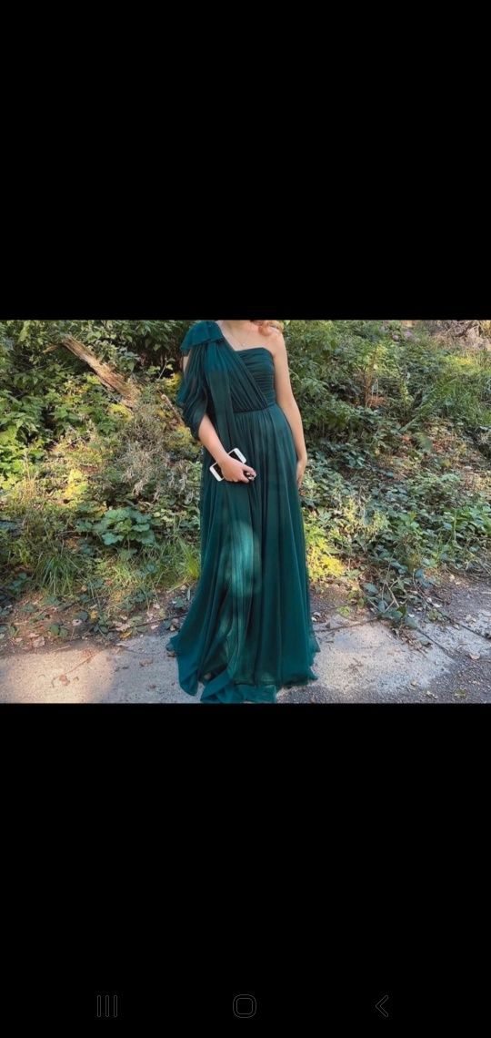 Vestido cerimónia verde XS