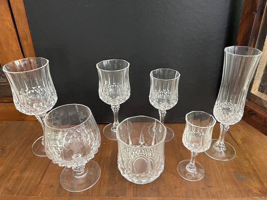 Coleção Copos de cristal D’Arques Longchamp