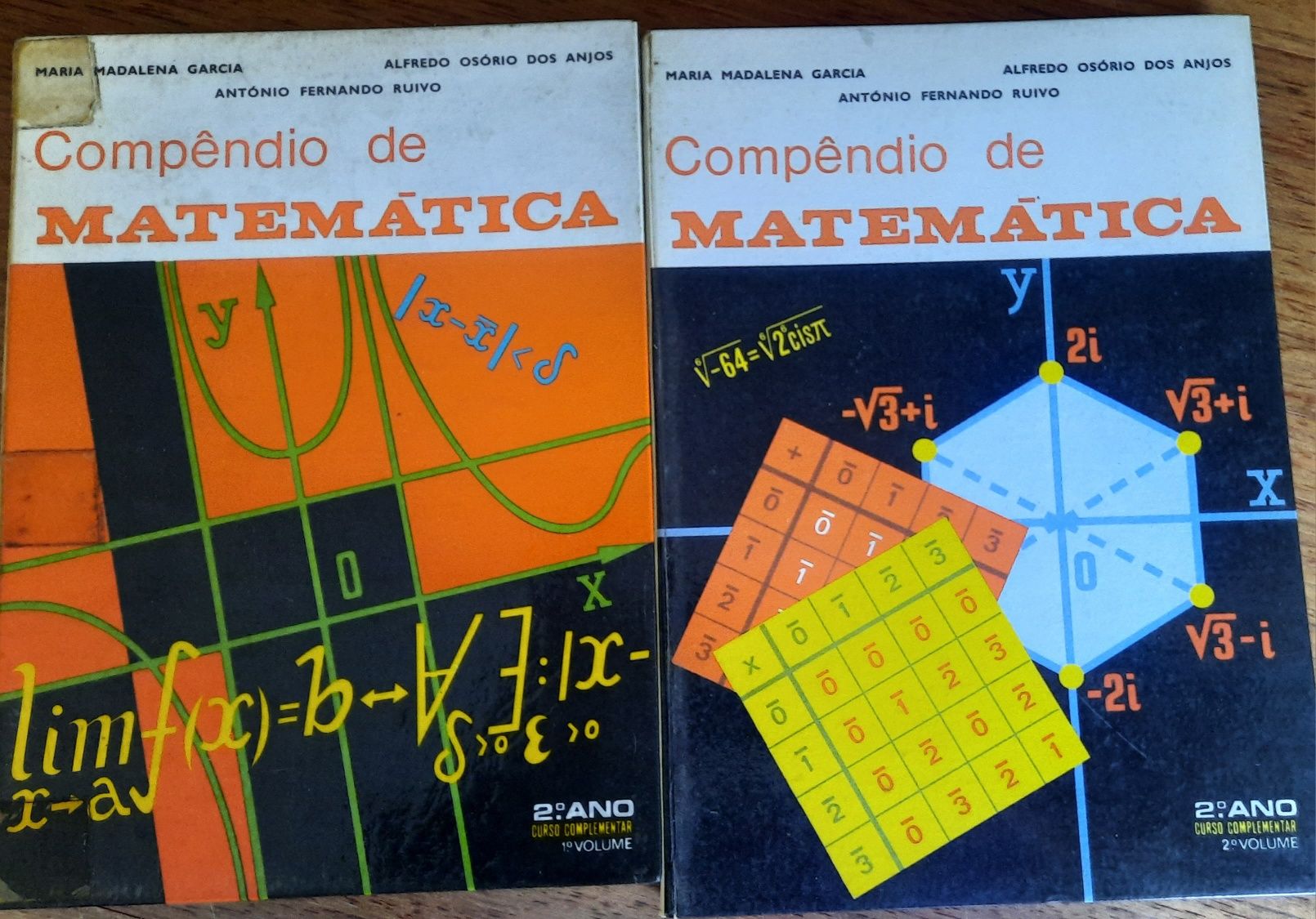 Livros matemática antigos