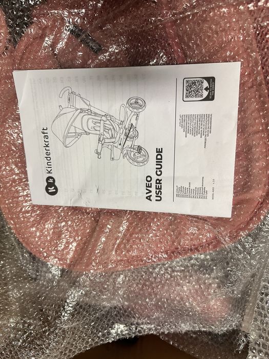 KINDERKRAFT Rowerek trójkołowy AVEO ROSE PINK różowy