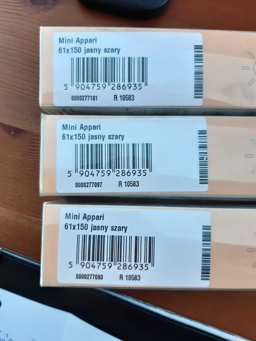 Roleta okienna mini Appari 61 x 150 jasny szary. Szybka wysyłka.