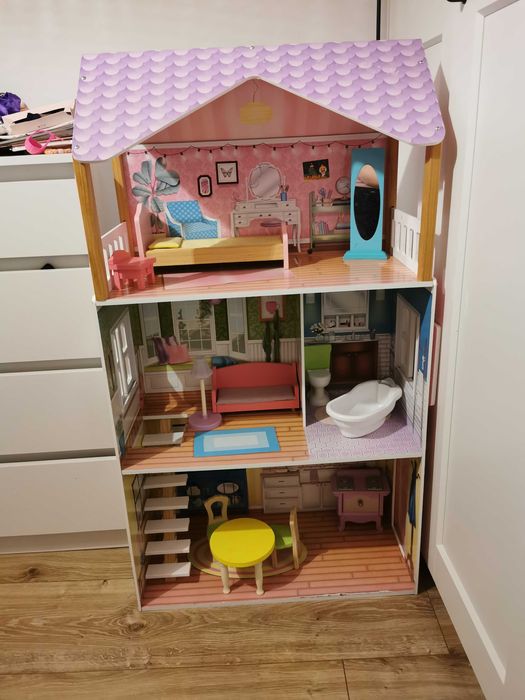 Domek kid kraft duży dla lalek barbie kidkraft