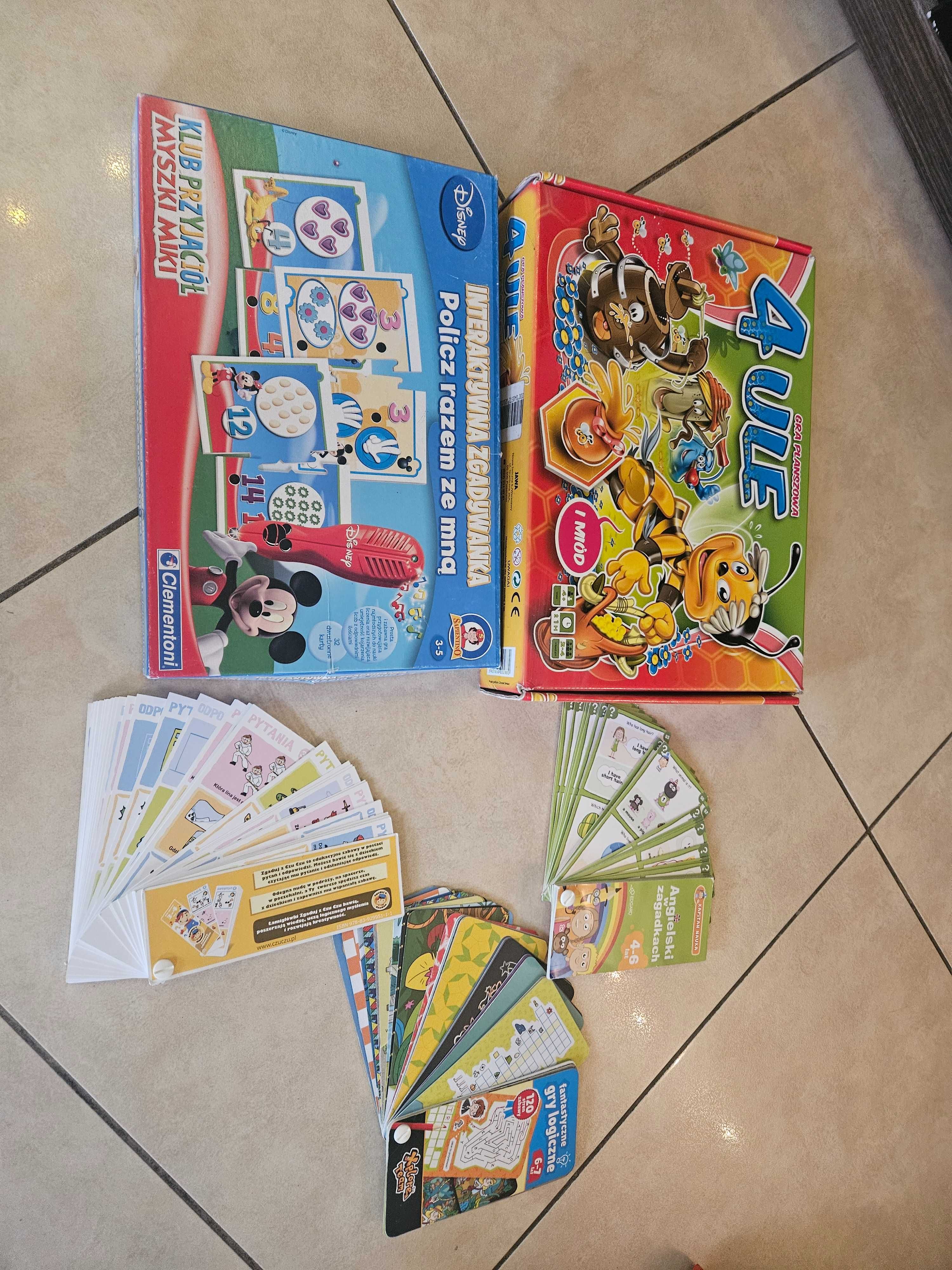 Puzzle gry edulacyjne 4+