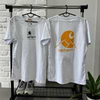 new original! t-shirt carhartt white | футболка кархартт