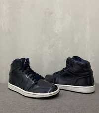 Кроссовки Air Jordan 1 Retro Dark Obsidian кожаные баскетбольные