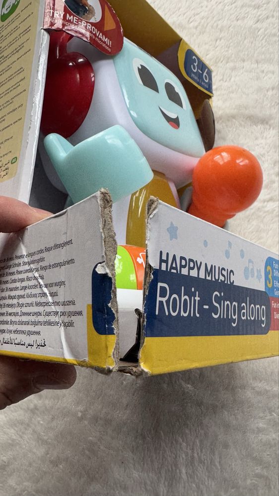 Chicco Happy Music Robit Sing Along śpiewający robot dla dzieci