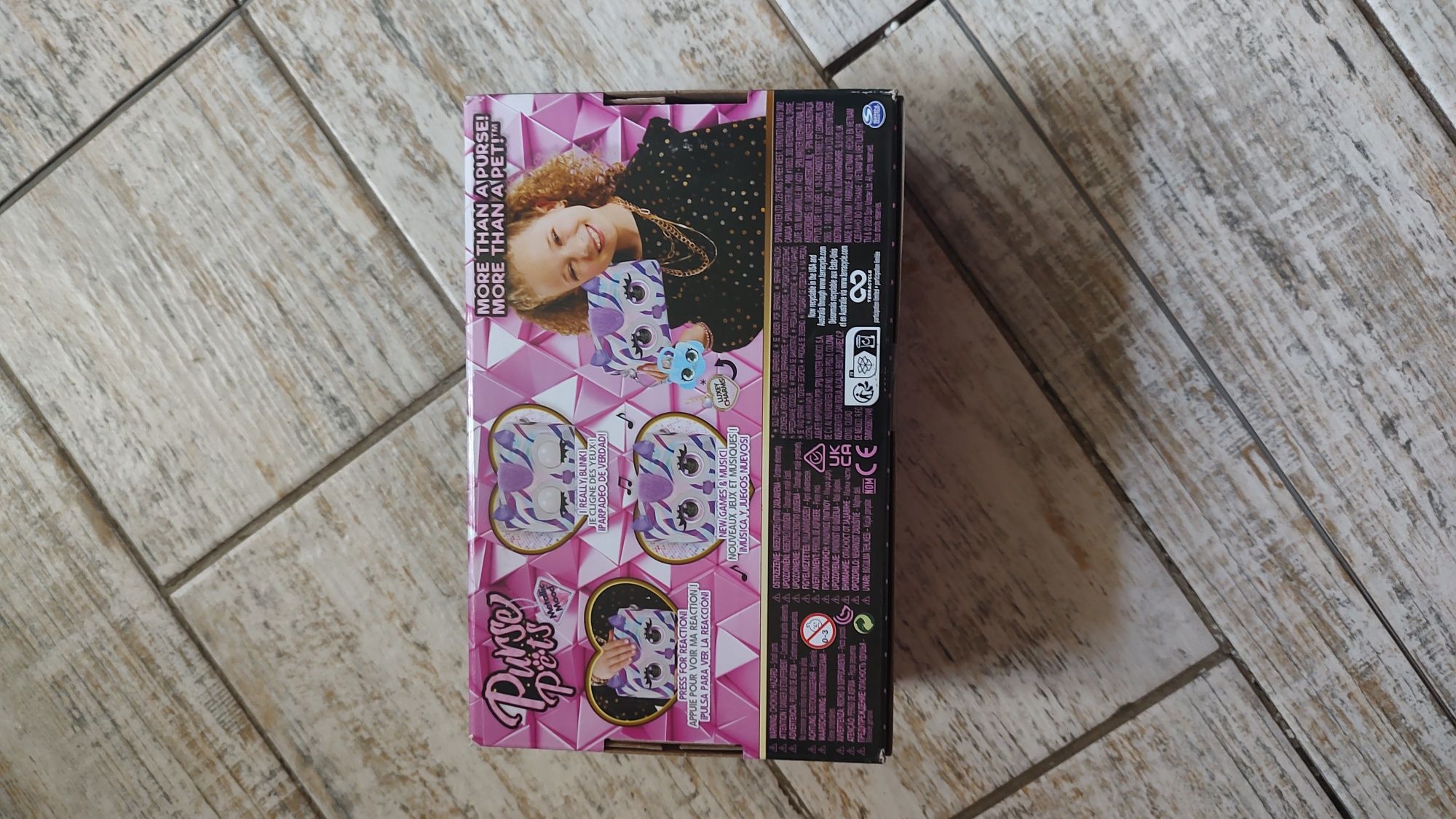 Оригінал Purse Pets, Metallic Mood Flashy Frenchie Rebel Stripez