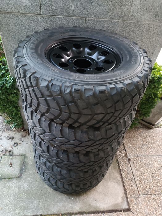 5 Pneus TT com Jantes 15” – Nortenha & Fedima (31x10.5 R15)