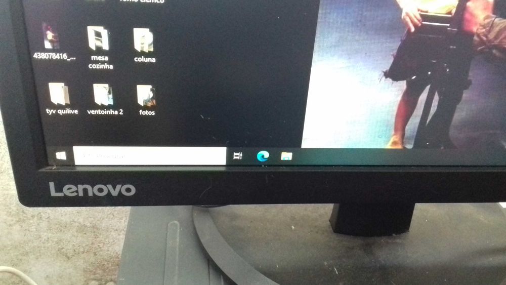 monitor marca lenovo 20 polegadasa funcionar