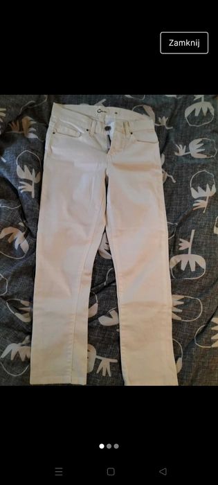 Białe spodnie Cubus r 36