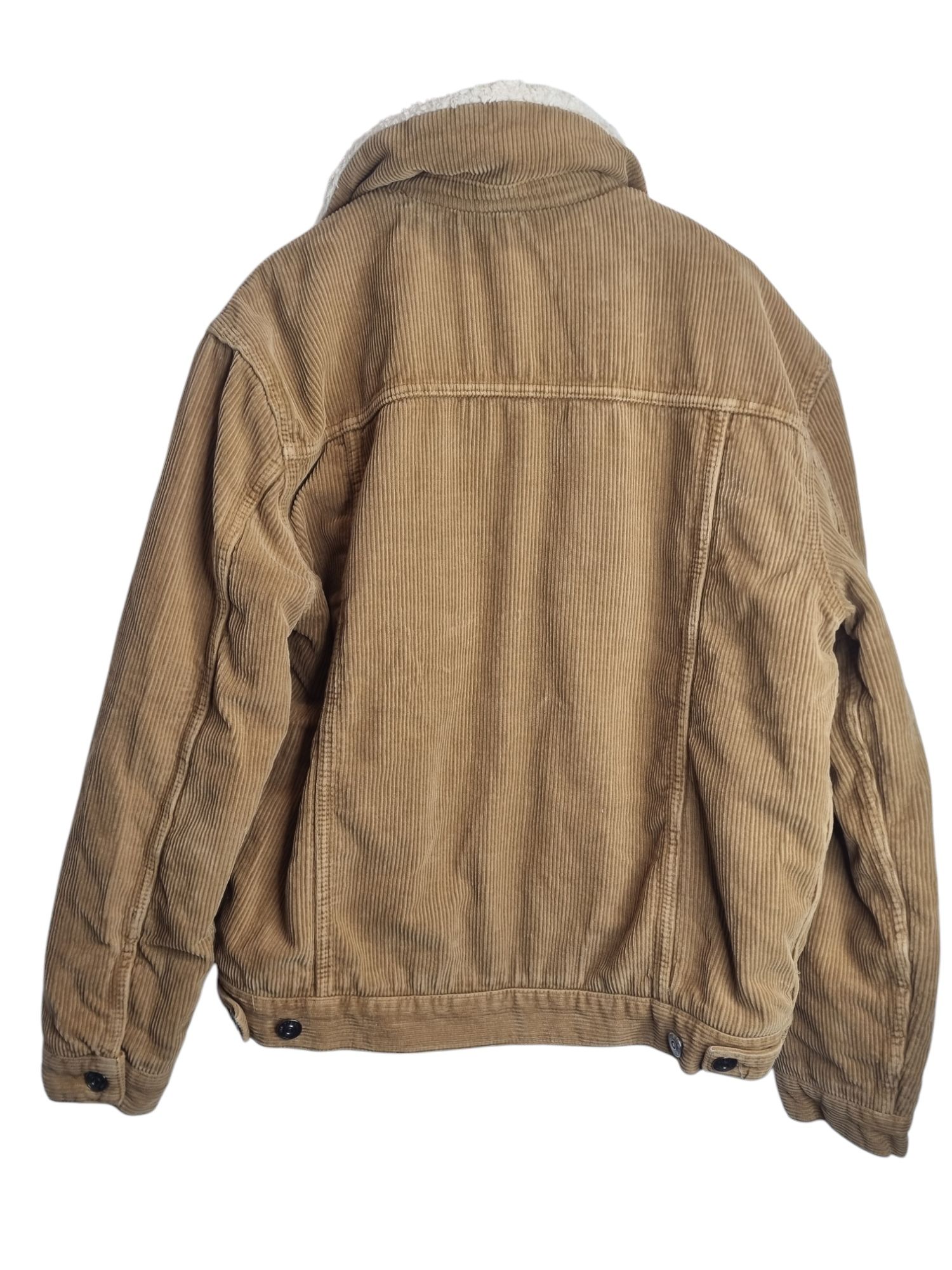 Męska sztruksowa ocieplana kurtka urban outfitters Rozmiar L