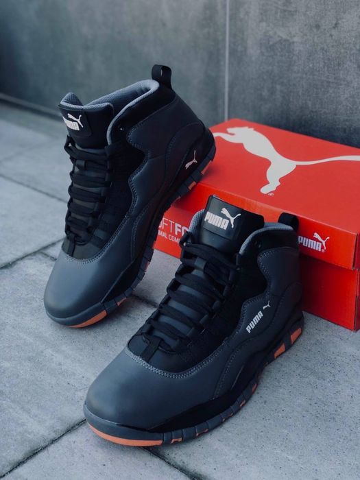 -70% / Ботинки мужские кожаные Пума / Зимние кроссовки Puma мужские