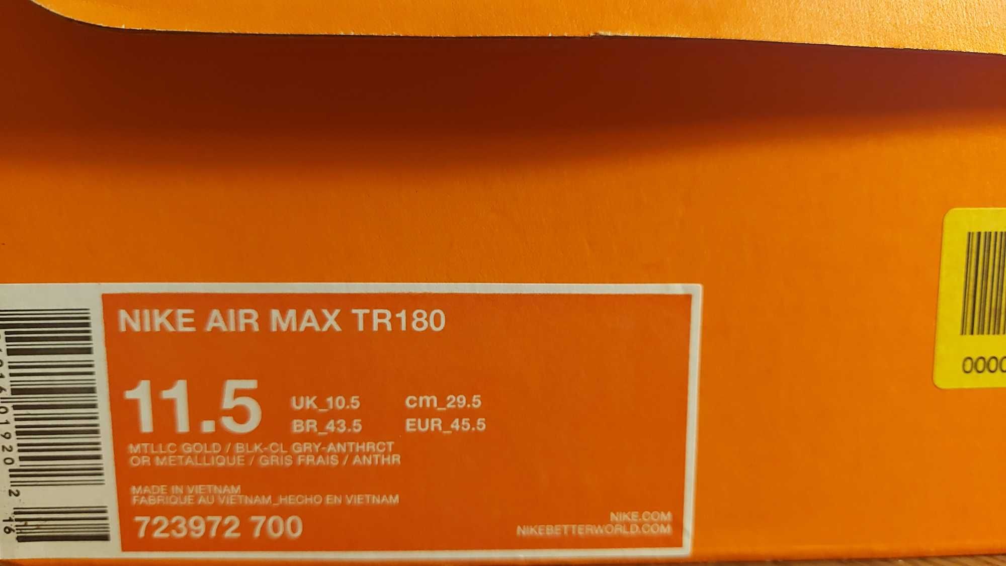 NOWE buty Nike AIR MAX TR180 Flywire rozmiar 45,5 deadstock