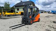 Linde H 25 D 02 / 600  Aktualne UDT- przesuw bczny + pozycjoner - triplex wony skok - kabina,