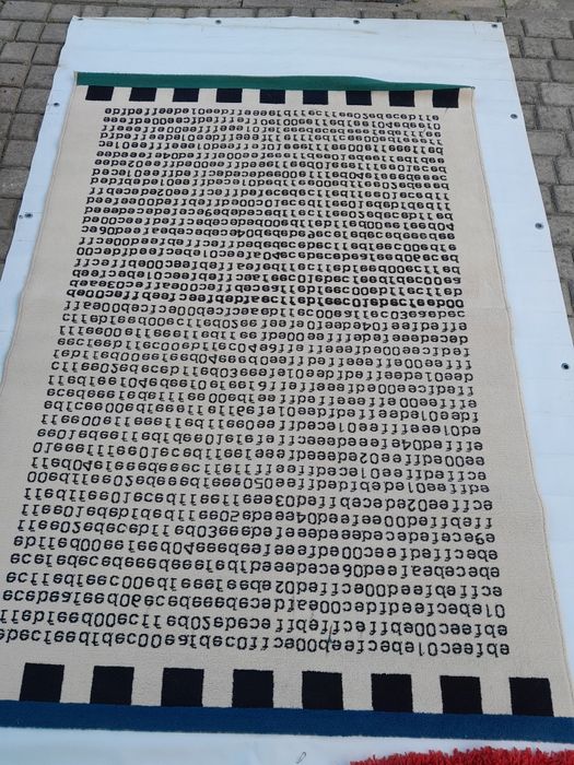 Dywan w literki 135x195cm