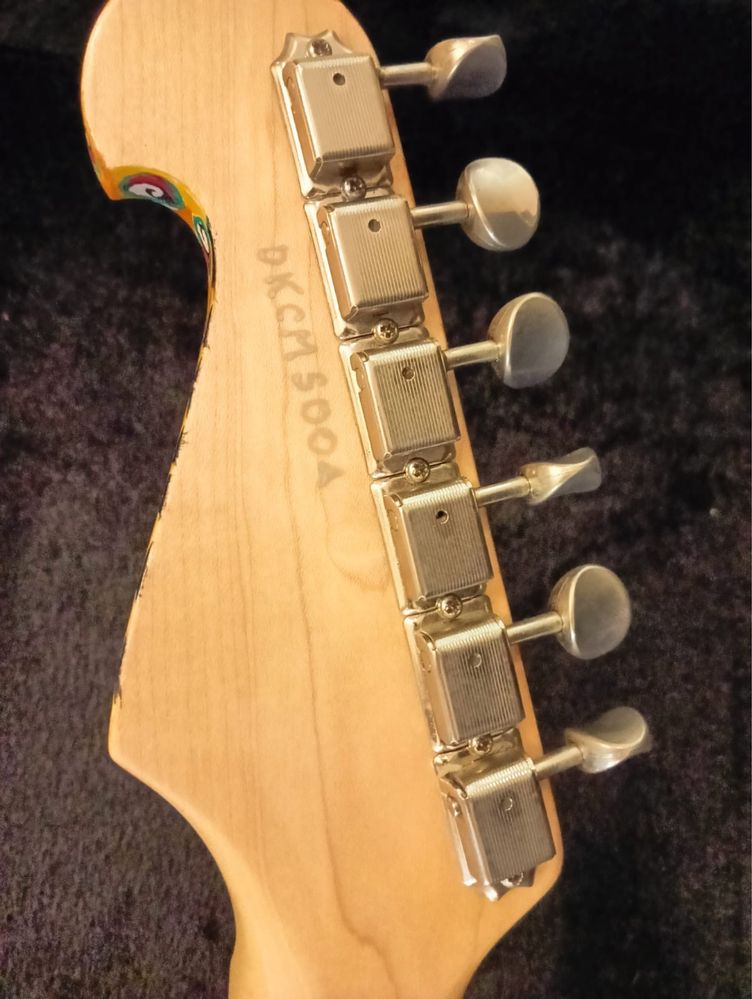 Fender Stratocaster IWO gitara Darka Kozakiewicza z zespołu Perfect